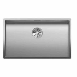 Blanco CLARON 700-U Durinox Stainless Steel 1 Bowl Undermount Kitchen Sink With Manual InFino Waste - 523387