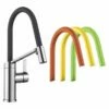 Blanco VIU-S Flexible Replaceable 4 Colour Hose Galvanic Kitchen Tap - Chrome - 524813