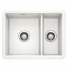 Blanco VILLAE LH Farmhouse Ceramic 1.5 Bowl Kitchen Sink - Crystal White - 525165