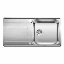 Blanco CLASSIMO XL 6 S-IF Reversible Stainless Steel 1 Bowl Inset Kitchen Sink With Drain Remote Control - Brushed Finish - 525327