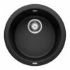 Blanco RONDO Silgranit 1 Bowl Inset Kitchen Sink - Black - 525959