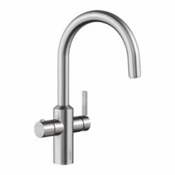 Blanco Drink.hot TAMPERA 3-in-1 Swivel Hose PVD Steel Kitchen Tap - Stainless Steel - 526560