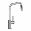 Blanco JANDORA High Arched J-Shaped Spout Solid Kitchen Tap - Brushed Stainless Steel - 526615