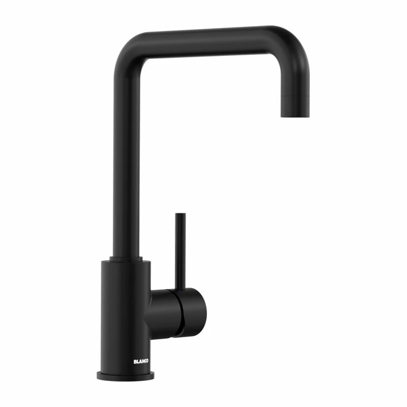 Blanco MILI Single Lever J-Shaped Special Colour Kitchen Tap - Black Matt - 526665