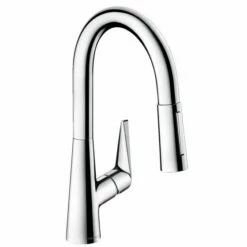 Hansgrohe Talis M51 Single Lever Kitchen Mixer 160, Pull-Out Spray, 2jet - Chrome - 72815000