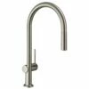Hansgrohe Talis M54 Single Lever Kitchen Mixer 210, Pull-Out Spray, 2jet - Stainless Steel - 72800800