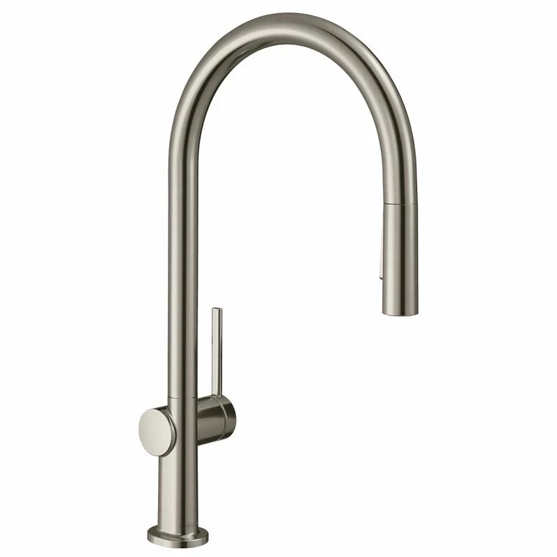 Hansgrohe Talis M54 Single Lever Kitchen Mixer 210, Pull-Out Spray, 2jet - Stainless Steel - 72800800