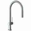 Hansgrohe Talis M54 Single Lever Kitchen Mixer 210, Pull-Out Spray, 2jet, SBox - Chrome - 72801000