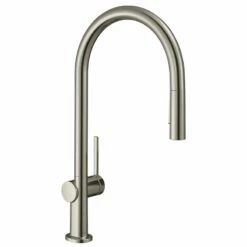Hansgrohe Talis M54 Single Lever Kitchen Mixer 210, Pull-Out Spray, 2jet, SBox - Stainless Steel - 72801800