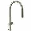 Hansgrohe Talis M54 Single Lever Kitchen Mixer 210, Pull-Out Spout, 1jet - Stainless Steel - 72802800