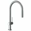 Hansgrohe Talis M54 Single Lever Kitchen Mixer 210, Pull-Out Spout, 1jet, SBox - Chrome - 72803000