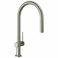 Hansgrohe Talis M54 Single Lever Kitchen Mixer 210, Pull-Out Spout, 1jet, SBox - Stainless Steel - 72803800
