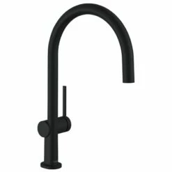 Hansgrohe Talis M54 Single Lever Kitchen Mixer 220, 1jet - Matt Black - 72804670