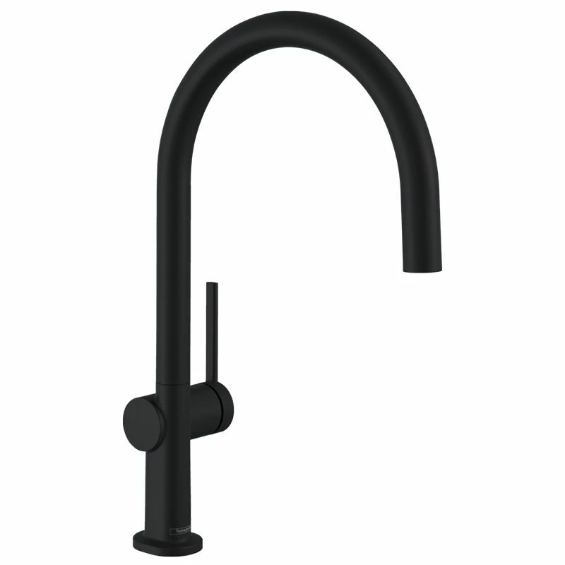 Hansgrohe Talis M54 Single Lever Kitchen Mixer 220, 1jet - Matt Black - 72804670