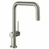 Hansgrohe Talis M54 Single Lever Kitchen Mixer U 220, 1jet - Stainless Steel - 72806800