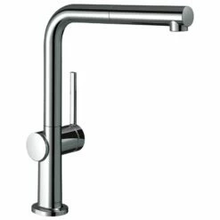 Hansgrohe Talis M54 Single Lever Kitchen Mixer 270, Pull-Out Spout, 1jet - Chrome - 72808000