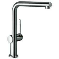 Hansgrohe Talis M54 Single Lever Kitchen Mixer 270, Pull-Out Spout, 1jet, SBox - Chrome - 72809000