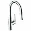 Hansgrohe Talis M51 Single Lever Kitchen Mixer 200, Pull-Out Spray, 2jet - Chrome - 72813000