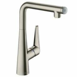 Hansgrohe Talis Select M51 Single Lever Kitchen Mixer 300, 1jet - Stainless Steel - 72820800