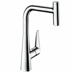Hansgrohe Talis Select M51 Single Lever Kitchen Mixer 300, Pull-Out Spout, 1jet - Chrome - 72821000