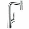 Hansgrohe Talis Select M51 Single Lever Kitchen Mixer 300, Pull-Out Spray, 2jet - Chrome - 72823000