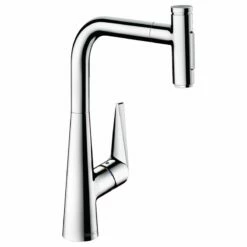 Hansgrohe Talis Select M51 Single Lever Kitchen Mixer 300, Pull-Out Spray, 2jet - Chrome - 72823000