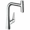 Hansgrohe Talis Select M51 Single Lever Kitchen Mixer 220, Pull-Out Spray, 2jet - Chrome - 72824000