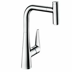 Hansgrohe Talis Select M51 Single Lever Kitchen Mixer 300, Eco, Pull-Out Spout, 1jet - Chrome - 72826000