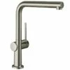 Hansgrohe Talis M54 Single Lever Kitchen Mixer 270, 1jet - Stainless Steel - 72840800