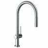 Hansgrohe Talis M54 Single Lever Kitchen Mixer 210, Eco, Pull-Out Spray, 2jet - Chrome - 72842000