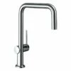Hansgrohe Talis M54 Single Lever Kitchen Mixer U 220, Eco, 1jet - Chrome - 72844000