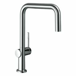 Hansgrohe Talis M54 Single Lever Kitchen Mixer U 220, Eco, 1jet - Chrome - 72844000