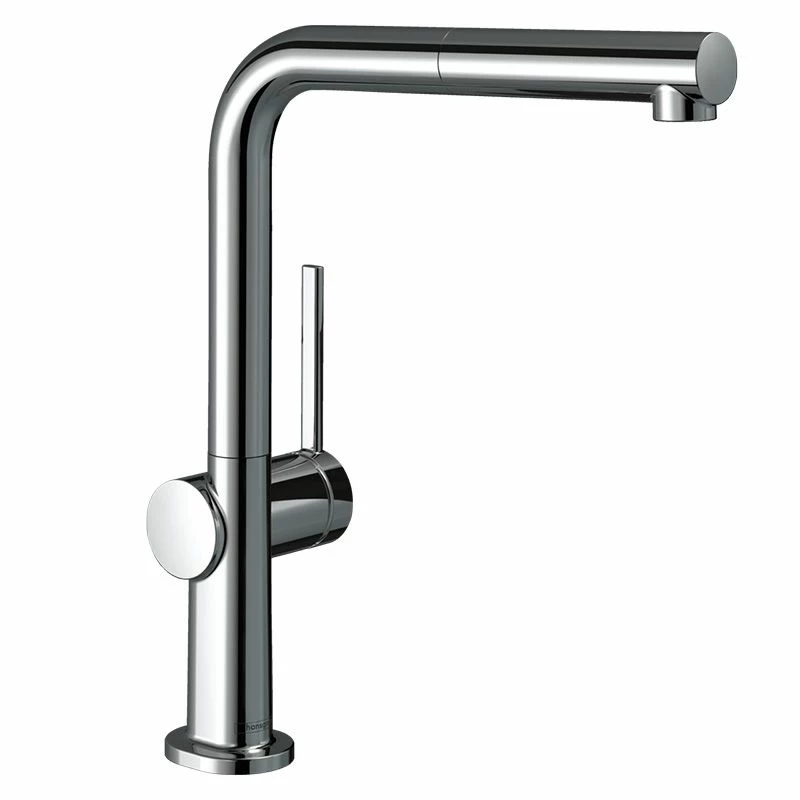 Hansgrohe Talis M54 Single Lever Kitchen Mixer 270, Eco, Pull-Out Spout, 1jet - Chrome - 72845000