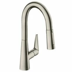 Hansgrohe Talis M51 Single Lever Kitchen Mixer 160, Pull-Out Spray, 2jet, SBox - Stainless Steel - 73850800