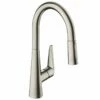 Hansgrohe Talis M51 Single Lever Kitchen Mixer 200, Pull-Out Spray, 2jet, SBox - Stainless Steel - 73851800
