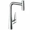 Hansgrohe Talis Select M51 Single Lever Kitchen Mixer 300, Pull-Out Spray, 2jet, SBox - Chrome - 73867000