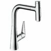 Hansgrohe Talis Select M51 Single Lever Kitchen Mixer 220, Pull-Out Spray, 2jet, SBox - Chrome - 73868000