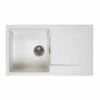 Reginox Amsterdam 10 1 Bowl Sink And Drainer - Pure White - AMSTERDAM 10 PW