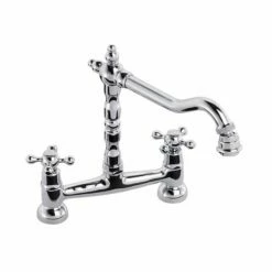 Abode Melford Bridge Kitchen Tap Chrome - AT1045