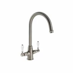 Abode Ludlow Monobloc Kitchen Tap Brushed Nickel - AT1216