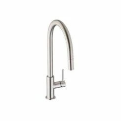 Abode Althia Pull Out Single Lever Kitchen Tap Brushed Nickel - AT1261
