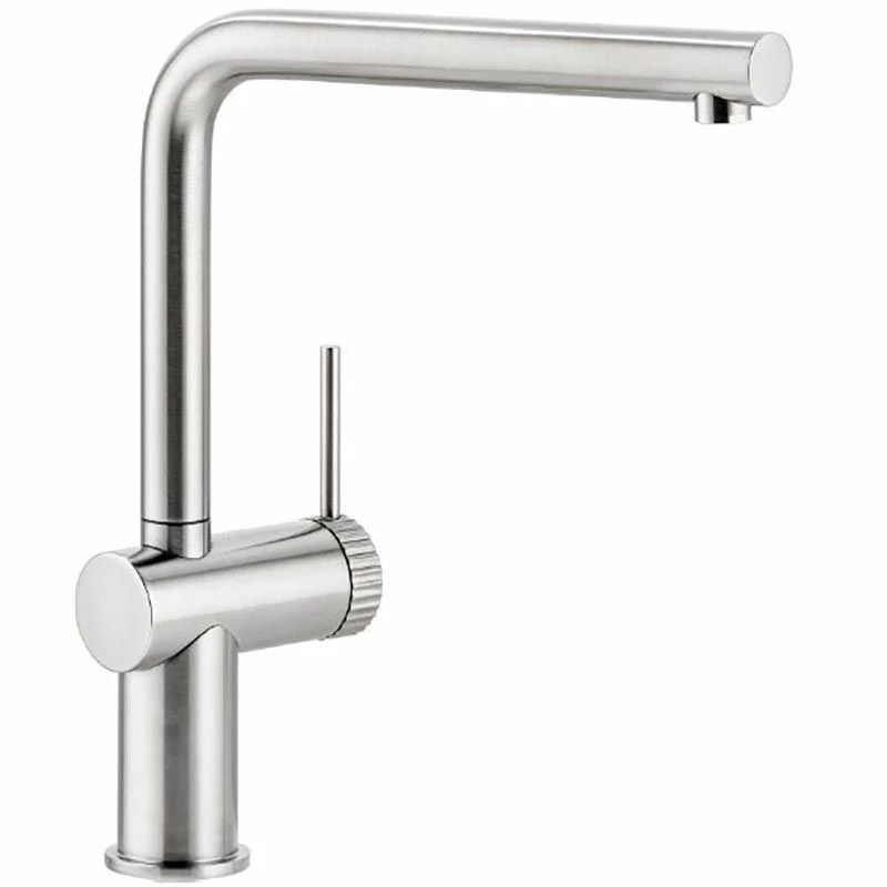 Abode Fraction Single Lever Contemporary Kitchen Mixer Tap Brushed Nickel - AT2153