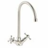 Abode Burford Monobloc Classic Kitchen Mixer Tap Brushed Nickel - AT2171