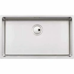 Abode Matrix Single Bowl Stainless Steel Kitchen Sink - AW5128