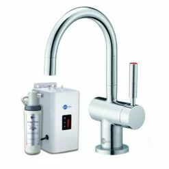 InSinkErator H3300 Steaming Hot Kitchen Tap W/ NeoTank & Filter Pack - Chrome - 44319+45094