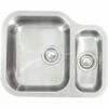 Reginox Alaska 1.5 Bowl Stainless Steel Kitchen Sink - Main Bowl Left - ALASKA MBL