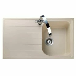 Rangemaster Amethyst 1 Bowl Igneous Granite Kitchen Sink - Stone - AME1051SN/