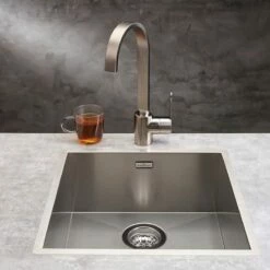 Reginox Amur Kitchen Tap - Brushed Nickel - AMUR BR