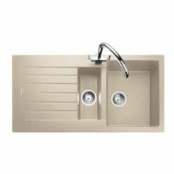 Rangemaster Andesite 1.5 Bowl Igneous Granite Kitchen Sink - Stone - AND1052SN/