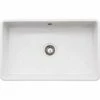 Abode Provincial Single Bowl Ceramic Kitchen Sink - White - AW1020